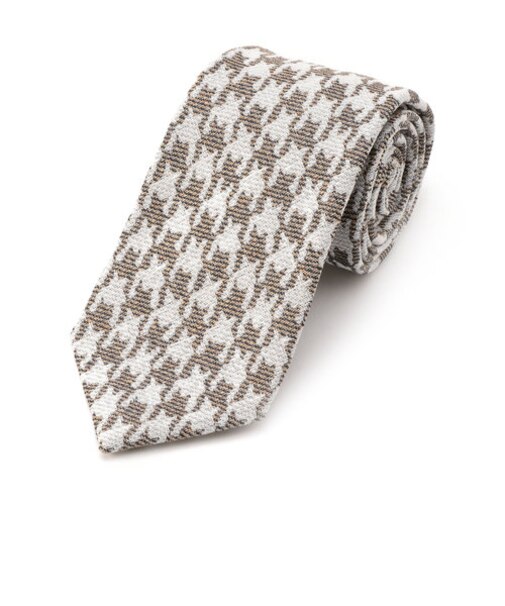 Errico Formicola: ハウンドトゥース ネクタイ