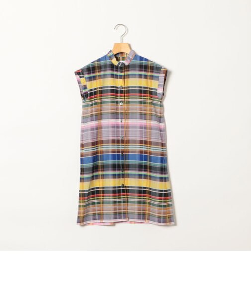 SHIPS any: Paris Authentique マルチチェック ワンピース<KIDS>