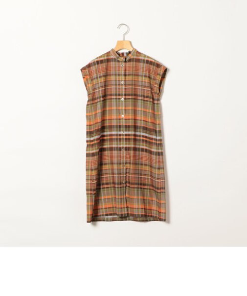 SHIPS any: Paris Authentique マルチチェック ワンピース<KIDS>