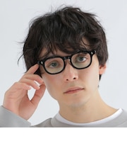 【Begin11月号 BB10 7位】【SHIPS any別注】銘品晴夫作： ALLEN セルロイド眼鏡◇