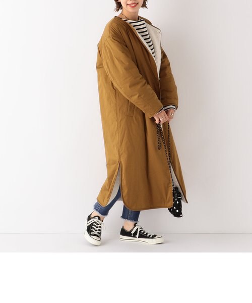 ■美品◆シップスエニィ◆2way♡ボアリバーシブルコート SHIPS any: ボア リバーシブル コート｜シップスの通販｜&mall