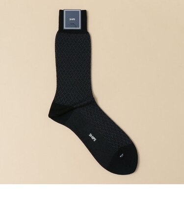 SHIPS:  へリンボーン コットン ドレス ソックス