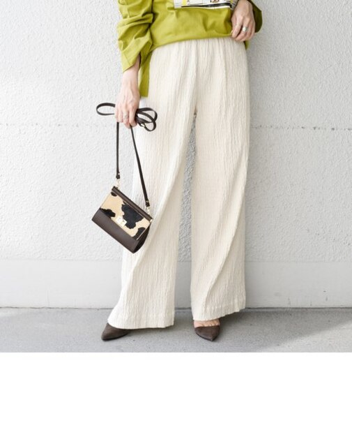 【WEB限定】シャーリングコーデュロイイージーパンツ◇
