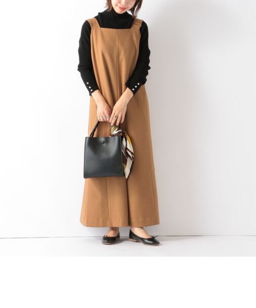 SHIPS any: ウールライク オールインワン