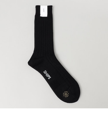 SHIPS: ベーシック リブ ソックス