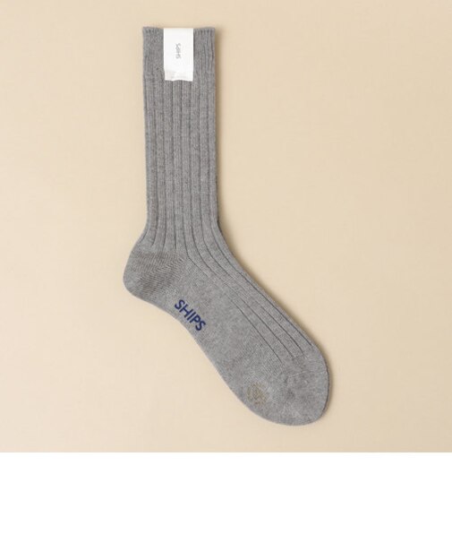 SHIPS: ベーシック リブ ソックス