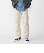 SHIPS:〈抗菌加工〉japan quality カラー テーパード スリム チノパンツ