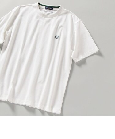【WEB限定/SHIPS別注】FRED PERRY: SOLOTEX（R) 鹿の子 ワンポイント ロゴ Tシャツ