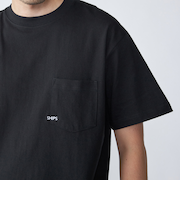 【WEB限定】SHIPS: マイクロ SHIPSロゴ ポケット Tシャツ