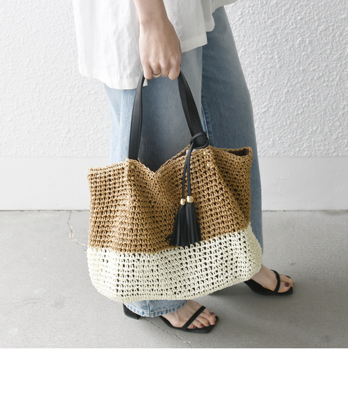 【WEB限定】SHIPS any: コマアミ トート