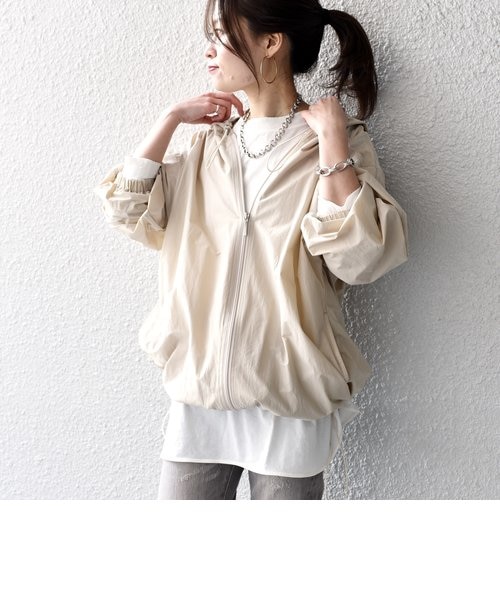 タグ付き未使用♪シップスゆったりウォータープルーフ加工ジップアップブルゾン♪ ウォータープルーフジップブルゾン◇｜シップスの通販｜&mall