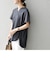 SHIPS any: USAコットン スキッパーTEE