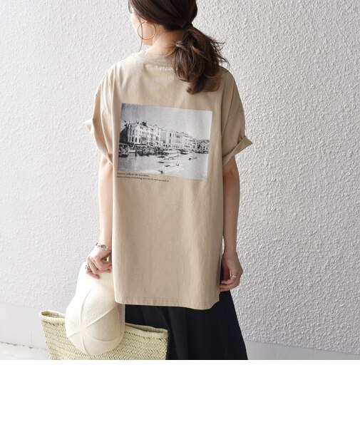 * オーガニックコットン フォト ショート スリーブ TEE