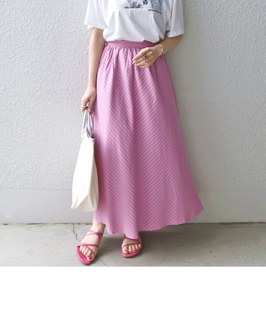 SHIPS any:ジャカードAラインスカート