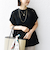 【WEB限定】〈手洗い可能〉アイレット クルーネック プルオーバー
