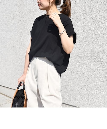 〈汗染み防止/接触冷感〉 ニュアンスカラーノースリーブカット