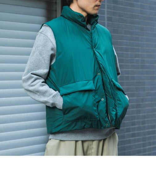 【SHIPS any別注】TAION: リラックスフィット アウター ダウン ベスト◆