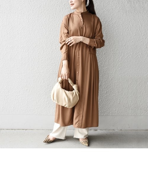 WEB限定】サイドタックワンピース◇｜シップスの通販｜&mall