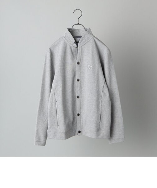 【WEB限定】SHIPS: ミラノリブ ジャージー ロゴ ワッペン スタンド/ショール カーディガン 21FW