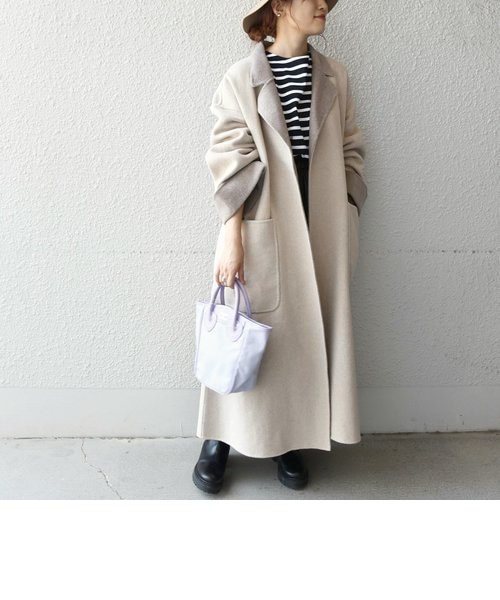 美品✨シップス エニィ リバー リラックス チェスター ロング コート 38 M SHIPS any: リバー リラックス チェスター ロング コート