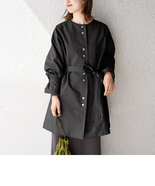 手洗い可能〉ツイルベルテッドコート◇｜シップスの通販｜&mall