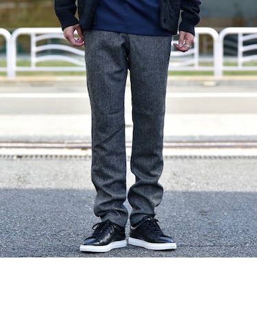 SHIPS: ウール/アンゴラ テーパード チノパンツ