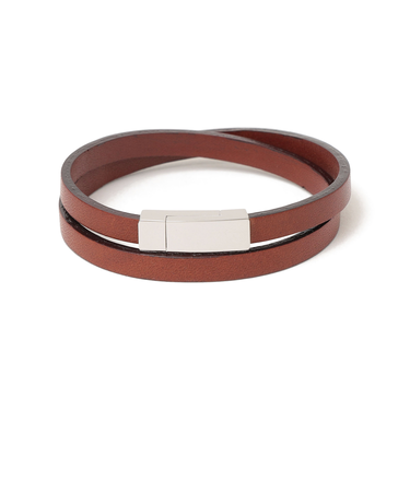 SHIPS any: レザー マグネット ブレスレット◇