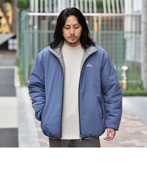 【SHIPS別注】KELTY: リバーシブル ナイロン キルト ブルゾン