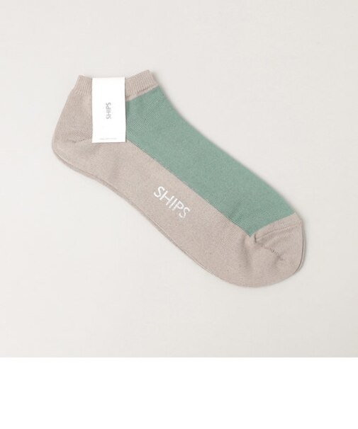 SHIPS: 2トーン アンクルソックス