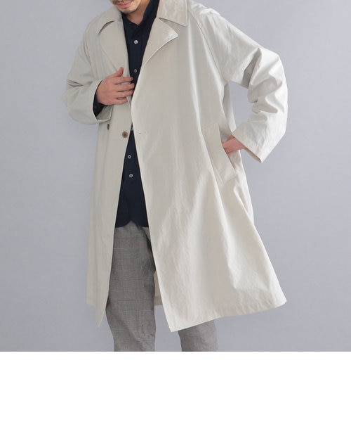 SHIPS: 小松マテーレ ヴィンテージ加工 ナイロン アトリエコート