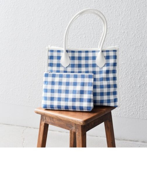 *〈ポーチ付き〉ビッグトート◇