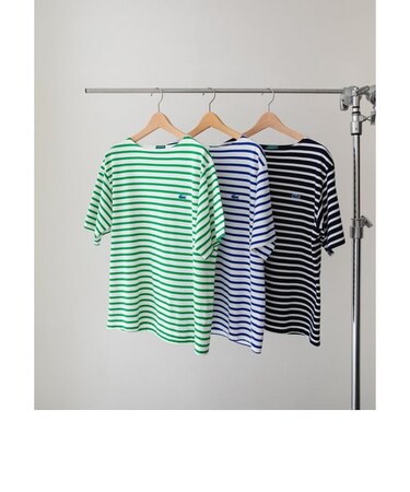 【SHIPS別注】LACOSTE: カノコ バスク ボーダー Tシャツ