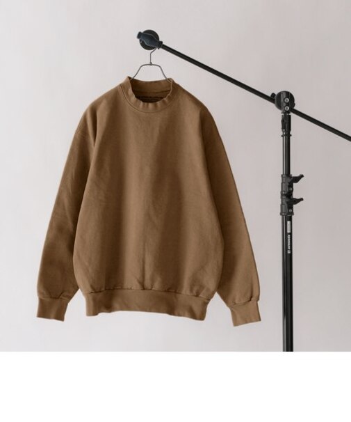 【SHIPS any別注】LOS ANGELES APPAREL: ヘビーウェイト クルーネック スウェット◇