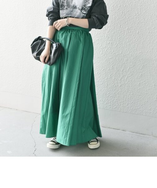 *〈撥水加工/手洗い可能〉タフタワッシャースカート◇