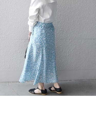 SHIPS any:〈ウォッシャブル〉フラワー マーメイド スカート