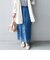 SHIPS any:〈手洗い可能〉リリー レース ストレート スカート