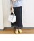 SHIPS any:〈手洗い可能〉リリー レース ストレート スカート