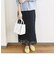 SHIPS any:〈手洗い可能〉リリー レース ストレート スカート