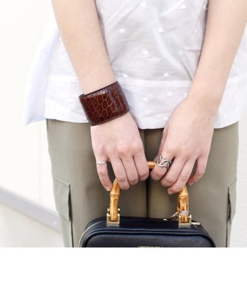 LEFIJE:ココレザーバングル◇