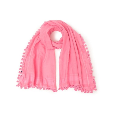 〈手洗い可能〉ポンポンタッセルストール