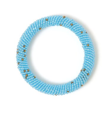 アフリカンビーズイレギュラードットブレスレット