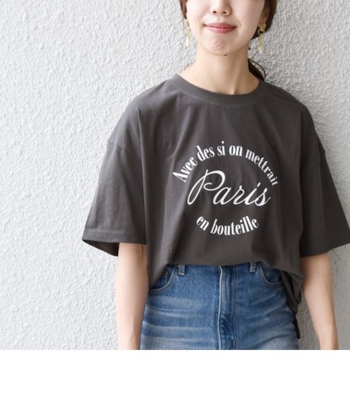 SHIPS any: エスプリ ロゴ Tシャツ