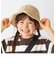 SHIPS any: 透かし編み ペーパー バケット ハット <KIDS>◇