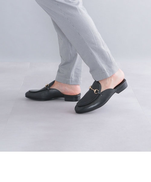 SHIPS シップス ビット ローファー ブラック メンズ オシャレ  本革 SHIPS: レザー ミュール ビット ローファー｜シップスの通販