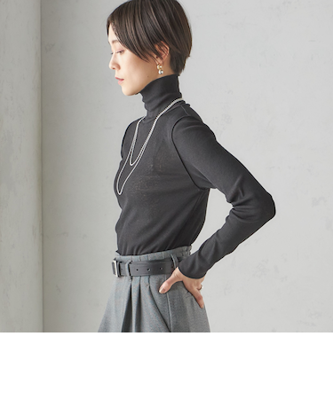 〈手洗い可能〉ドライタッチ リブ タートル