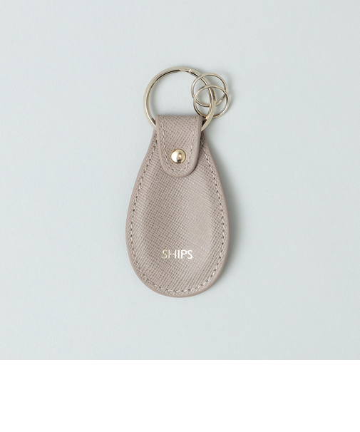 SHIPS: SAFFIANO LEATHER シューホーン キーホルダー