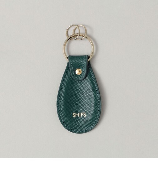 SHIPS: SAFFIANO LEATHER シューホーン キーホルダー