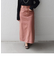 SHIPS any:〈ウォッシャブル〉オーガニック ツイル ストレート スカート