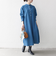 SHIPS any:〈洗濯機可能〉デニム ブザム シャツ ワンピース［SHIPS any DENIM］