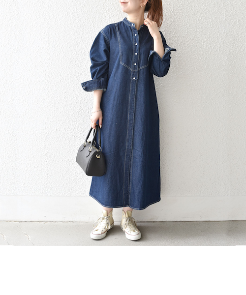 SHIPS any:〈洗濯機可能〉オックス ピンタック スタンドカラー シャツ